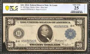 1914N $20 L[ZgCAMs z̎ Fr 993 PCGS 25