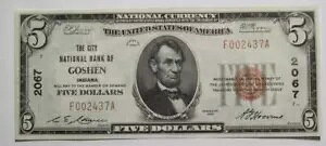 1929 2067 Ty 1 5 �h�� �S�V�F�� �C���f�B�A�i������s 5 �h������ Crisp Unc #24C62