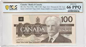 1988 AJN0544617 �J�i�_��s BC-60a 100 �h������ PCGS 66 PPQ GEM�B�l�R$350.@#1347