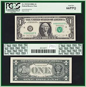 1988A  3 VA $1 AMs PCGS 66 PPQ  Unc FRN A
