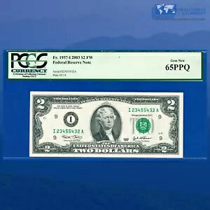 2003 FRN $2 󏭂ȃt@V[ [_[ _[ VAԍ 23455432APCGS 65 PPQ