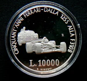 1998 �T���}���m �C�^���A �V���o�[ �R�C�� 10000 �|���h �v���[�t UNC 50th �t�F���[�� F310B �t�H�[�~���� 1