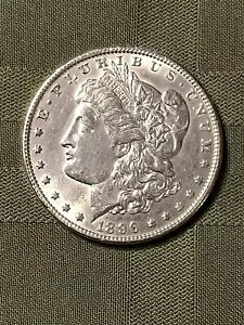 1896 P 90% ���[�K�� $1 �R�C�� OBW ���[�� BU KM# 110 - *06255