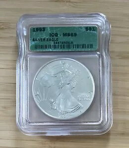 1993 Vo[ AJ C[O - MS69 - 1 h $1 - ICG - 0.999 1oz 