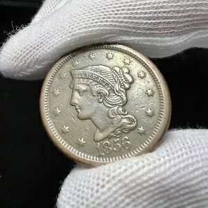 1856 Slanted 5 Braided Hair Lg Cent RC󂯎ʐ^̐Q #4655