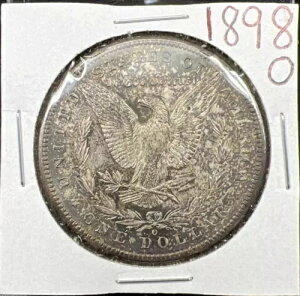 1898 O $1 ���[�K�� �V���o�[ �_���[ �R�C�� �`���C�X AU UNC �j�[�g �g�[�j���O �g�i�[�ɂ���