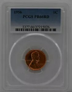 PR66RD 1956 �ԏ��������J�[�� �y�j�[ PCGS �O���[�h �v���[�t P-�~���g ���m�ȃR�C���� 1 ��