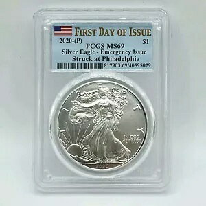 2020-(P) AJ Vo[ C[O $1 PCGS MS69 ً} s