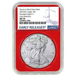 2021 (W) $1 ^Cv 1 AJ Vo[ C[O NGC MS70 ER u[ x bh RA