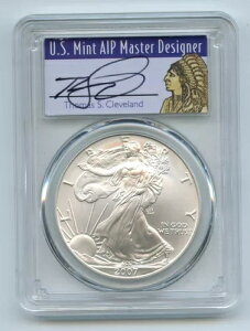 2007 W $1 Unc o[jbV Vo[ C[O 1oz PCGS SP69 g[}X N[uh lCeBu