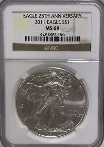 2011 AJ Vo[ C[O - O[h NGC MS69 X|bgȂ - uCg zCg 4291897-156