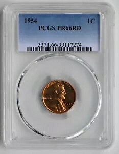 PR66RD 1954 EB[g J[ yj[ PCGS O[h US 1C v[t P-MINT mȃRC 1 