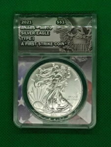 2021 AJ Vo[ C[O $1 h ^Cv 1 ANACS MS70 č