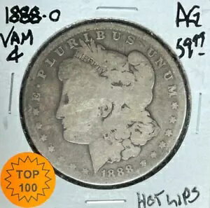 1888-O [K Vo[ h ~ AG VAM 4 "TOP 100" ~NICE COIN~