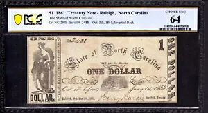 1861N $1 m[XJCiB[[ tobNm[g PCGS CU 64