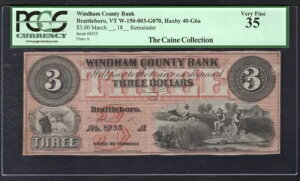 1800�N�� $3 �E�B���_���S��s �o�[�����g�B�u���g���{�� �������� PCGS VF-35