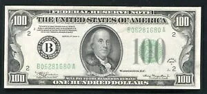 FRB 2153-B 1934-A $100 tXAM j[[NBj[[NB 