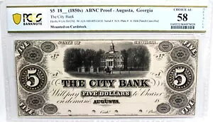 1850�N�� $5 �V�e�B�o���N �I�[�K�X�^ GA �p�~���ꂽ�u�v���[�t�v���� PCGS 58 AU ABNC