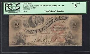 1859 $2 ���j�I����s �o�[�����g�B�X�����g���t�H�[���Y ����x��̎��� PCGS ���ɗǍD-8