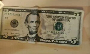 レア! 5ドル紙幣 STAR NOTE 2017Aシリーズ