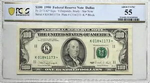 �_���X�A�M������s - 100 �h�� - 1990 - STAR �m�[�g - PCGS AU 55