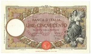 500  CAPRANESI MIETITRICE TESTINA FASCIO ROMA 12/01/1935 BB/SPL