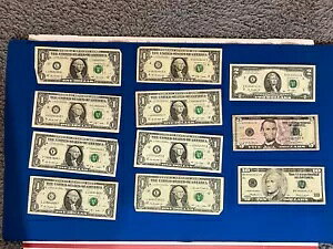 11 �̃t�@���V�[ US �V���A���ԍ��������A�� $1 $2 $5 $10 ($25 ����)