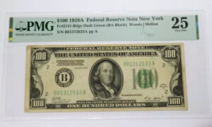 1928 A VF25 j[[N - 100 ăhAMs - FR 2151 #43951F