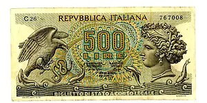 C^A ... P-93b ... 500  ... 1975 ... *VF* ... Ɋ󏭂ȓtł!