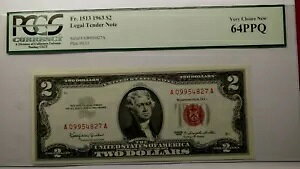 {2} _B 1513 1963 $2 @ʉݎ č PCGS 64PPQ V C ViB