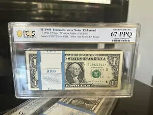 1995 $1 b`h X^[ pbN 100 AX^[ m[g PCGS pbN O[h 67 PPQ