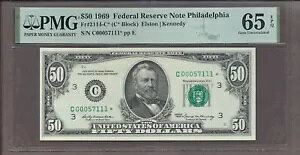 1969 �N $50 �A�M������s�X�^�[�m�[�g FR # 2114-C* *PMG 65 EPQ*