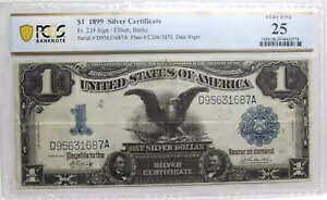 $1 1899 Vo[ؖ FR 234 PCGS 25 ɏ㎿ȃGIbg o[N fGł!