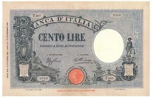 100  BARBETTI GRANDE B AZZURRO TESTINA FASCIO 17/10/1934 BB/BB+