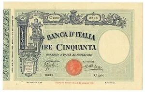 50  BARBETTI GRANDE L MATRICE LATERALE TESTINA FASCIO 18/02/1932 BB/SPL