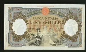 C^A BANCA D'ITALIA 1940 1,000 AVF/XFAsbN#56c