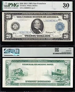 f炵NXv`CX VF++ 1914 $20 TtVXRAMs! PMG30I