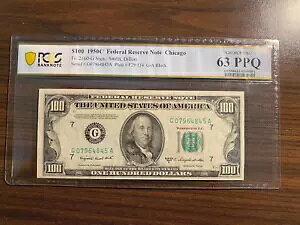 1950 C AMs 100 h VJS PCGS 63 PPQ UNC Fr. 2160-G TCX~X