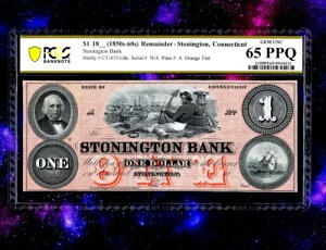 1850 N $1 XgjgsRl`JbgBčp~ MONEY PCGS 65 PPQ !