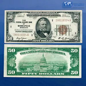 Fr.1880-I 1929 $50 50 h FRBN 󏭃~lA|X ~l\^BAXF #10324