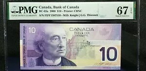 Ji_s 2001 $10 BC-63a vg 2000 FDY (SN:FDY1587510) PMG X[p[ GEM67