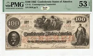 CT-41 316A 1861 $20 ̋U CSA  PMG AU 53 EPQ PLUS