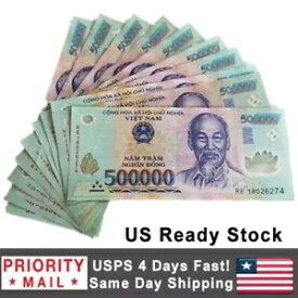 ベトナム紙幣 紙幣 500万通貨 VND 10枚 500k ベトナムドン
