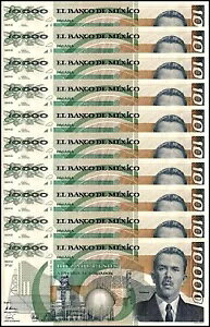 ���L�V�R 10000 �y�\�A1991�AP-90d.3�AUNC�A�V���[�Y PW X 10 ��