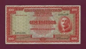 ポルトガル ポルトガル モザンビーク 100 エスクード 1950 P-103 レア VF
