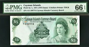 PC} 5 h 1971 (ND-1972) Pick-2a GEM UNC PMG 66 EPQ