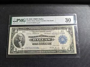 1918 N 1 h FRB  _X eLTX Fr. 742 PMG VF30