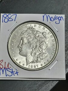 1887 �����K�� �V���o�[ �_���[ ������ BU ������ MS++ �R�C�� (Raw10856)