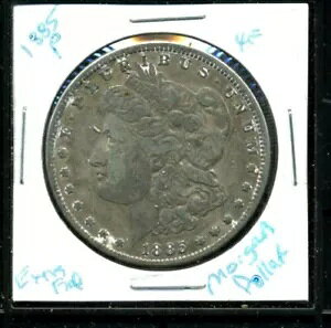 1885 P XF �����K�� �h�� 100 �Z���g �G�N�X�g�� �t�@�C�� 90% �i�C�X �č��V���o�[ US$1 �R�C�� #4056