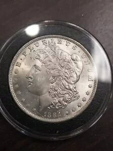 1884-O ���[�K�� �V���o�[ �_���[ �j���[�I�[�����Y������ �č� 90% - ������ UNC �R�C��! R5